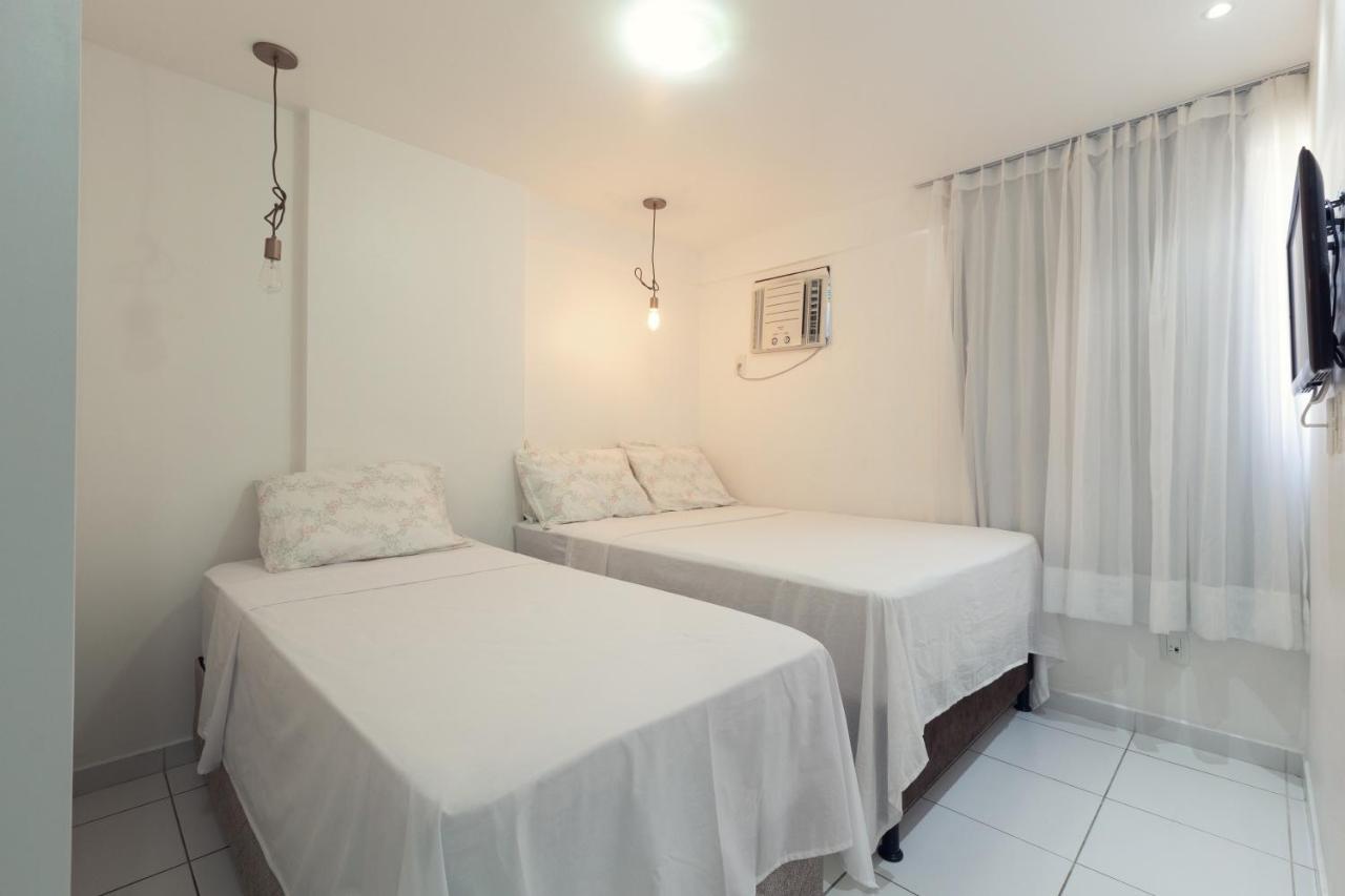 Flat Quarto E Sala C/ Vista Mar Espetacular Apartman Maceió Kültér fotó