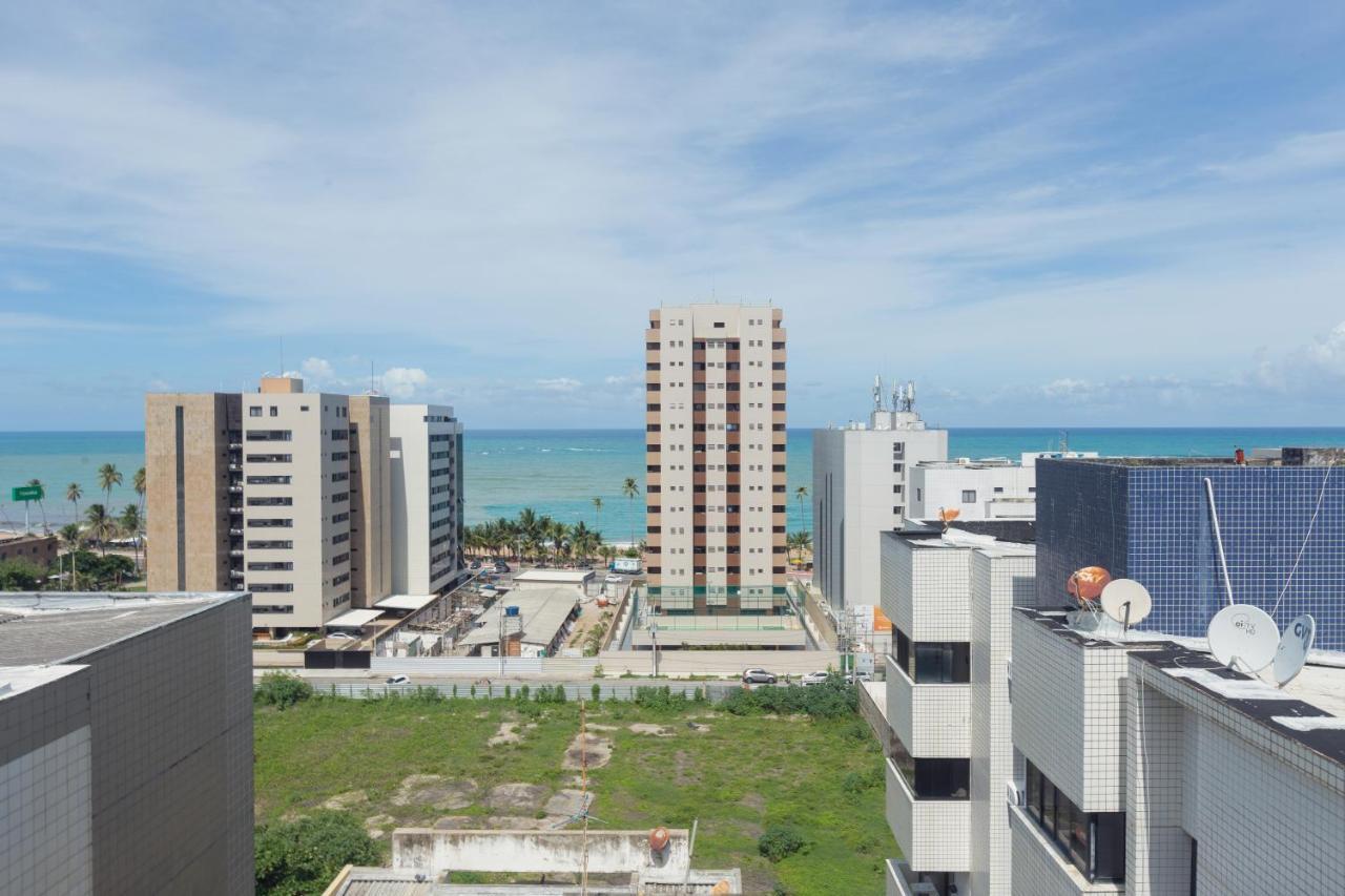 Flat Quarto E Sala C/ Vista Mar Espetacular Apartman Maceió Kültér fotó