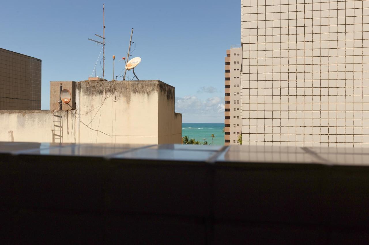 Flat Quarto E Sala C/ Vista Mar Espetacular Apartman Maceió Kültér fotó
