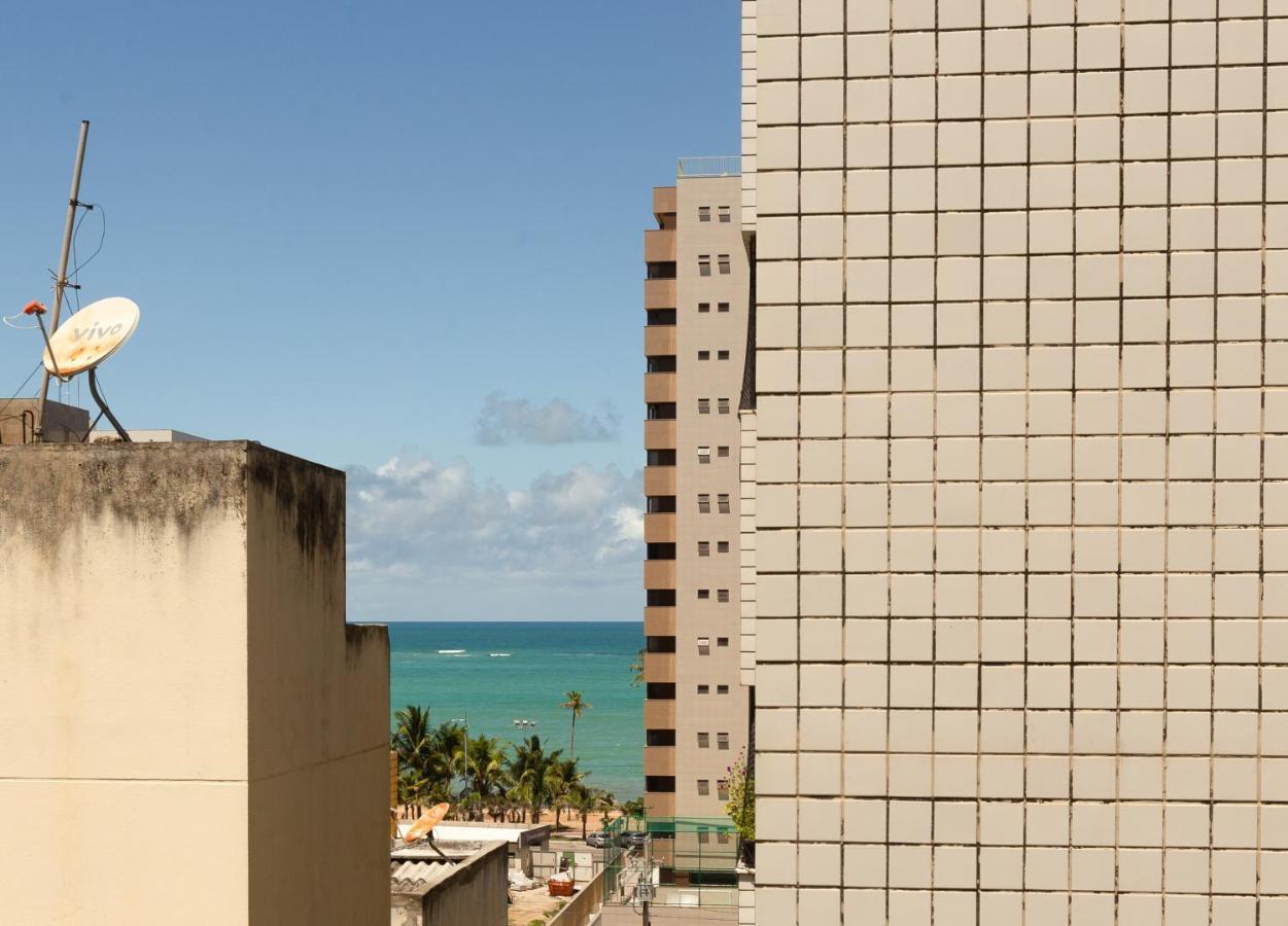 Flat Quarto E Sala C/ Vista Mar Espetacular Apartman Maceió Kültér fotó